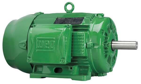 3-Phase General Purpose Motor, 2 HP, 145T Frame, 230/460V AC Voltage, 1800 Nameplate RPM