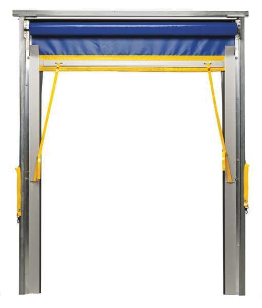 Roll-Up Door, Manual Slide, 8ft H x 8ft W