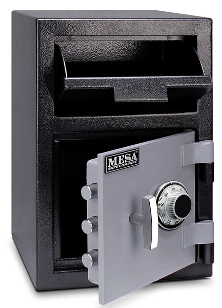 Depository Safe, with Combination Dial 82 lb, 0.8 cu ft, Steel