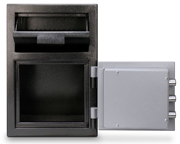 Depository Safe, with Combination Dial 82 lb, 0.8 cu ft, Steel