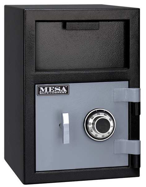 Depository Safe, with Combination Dial 82 lb, 0.8 cu ft, Steel