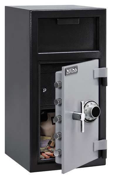 Depository Safe, with Combination Dial 120 lb, 1.3 cu ft, Steel