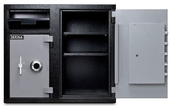Depository Safe, with Combination Dial 247 lb, 6.7 cu ft, Steel