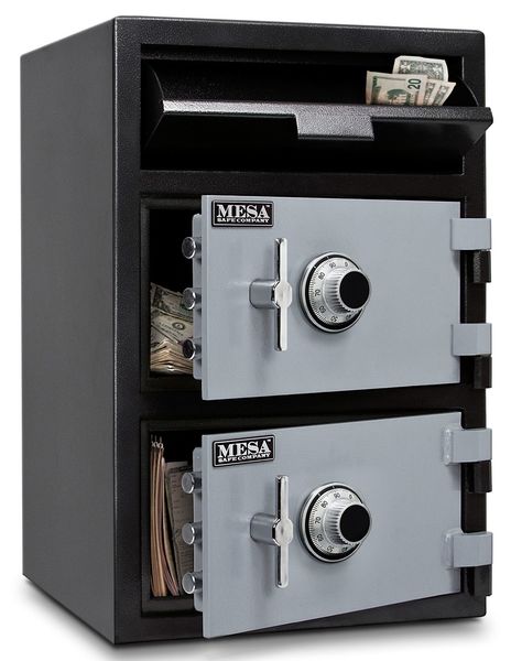 Depository Safe, with Combination Dial 184 lb, 3.6 cu ft, Steel