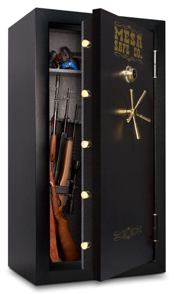Rifle & Gun Safe, Combination Dial, 668 lbs, 14.4 cu ft, 60 minute Fire Rating