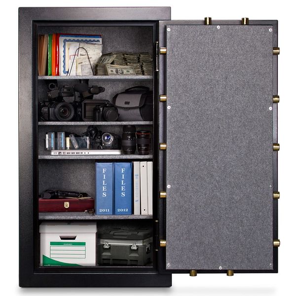 Fire Rated Security Safe, 14 cu ft, 665 lb, 1 hr. Fire Rating