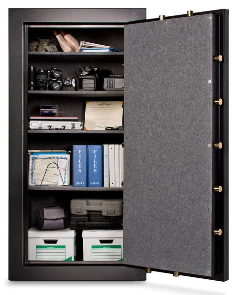 Rifle & Gun Safe, Electronic Lock, 882 lbs, 22.9 cu ft, 60 minute Fire Rating, (42) Rifles