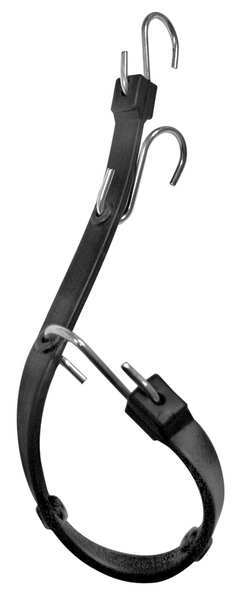 Adjustable Tarp Strap, 24 In L, Black
