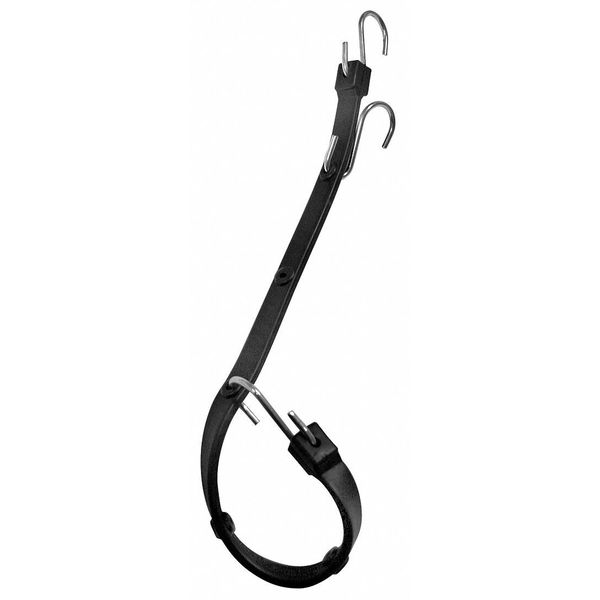 Adjustable Tarp Strap, 35 In L, Black