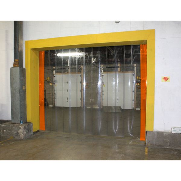 Industrial Strip Door, Smooth, 7ftHx3ftW