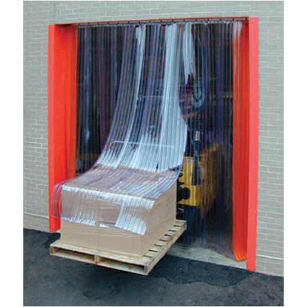 Industrial Strip Door, Ribbed, 14ftHx14ftW