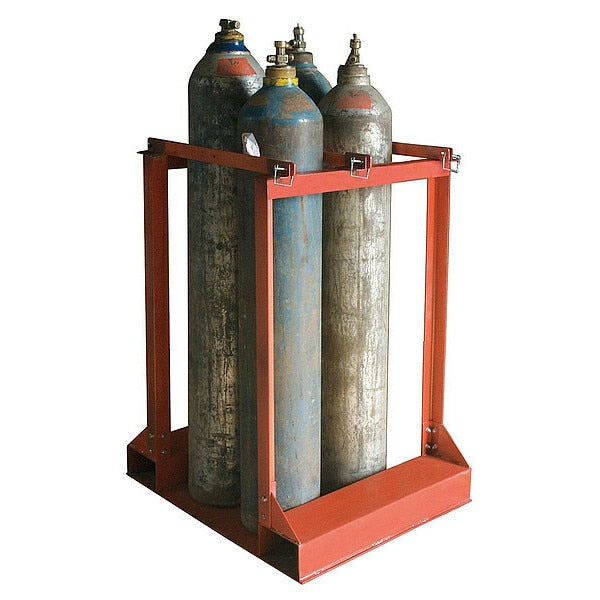 Gas Cylinder Rack, Capacity 4 Cylinders