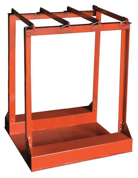 Gas Cylinder Rack, Capacity 6 Cylinders