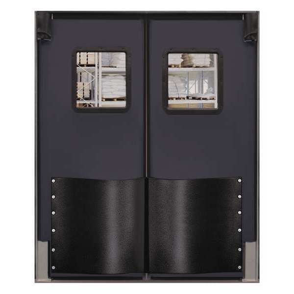 Swinging Door, 7 x 6 ft, Metallic Gray, PR
