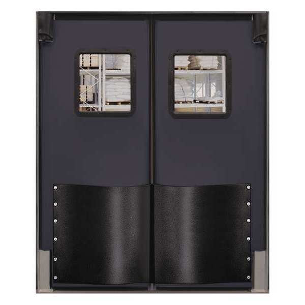 Swinging Door, 8 x 6 ft, Metallic Gray, PR