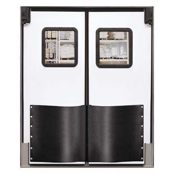 Swinging Dr, 8x8ft, White, Polyethylene, PR