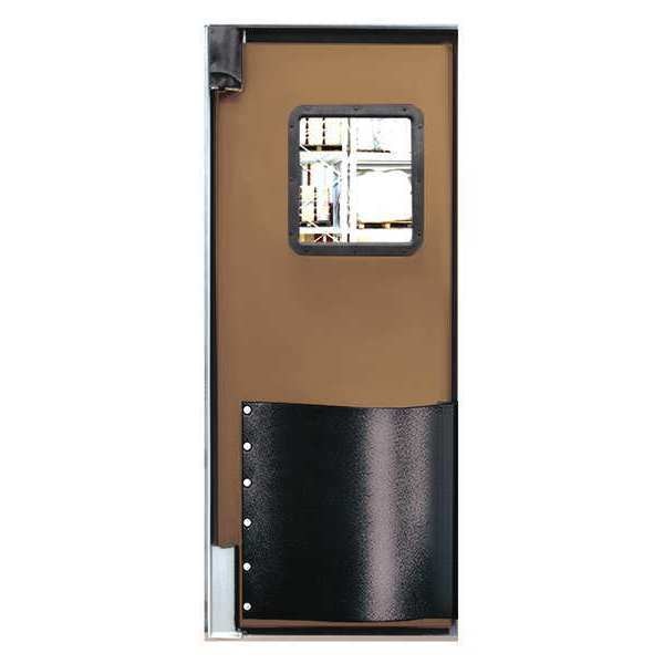 Swinging Door, 8 x 3 ft, Medium Brown
