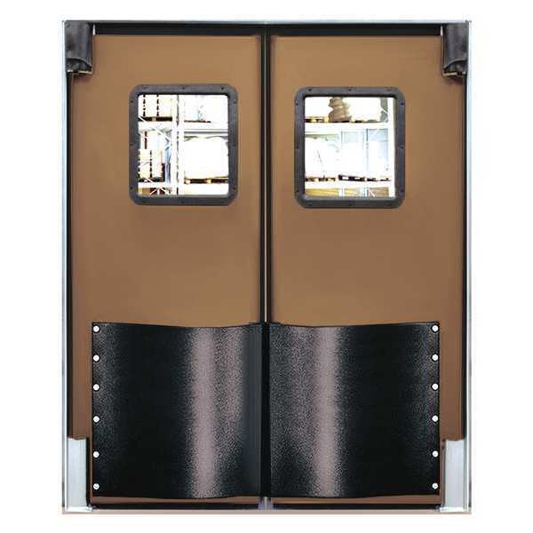 Swinging Door, 8 x 6 ft, Medium Brown, PR