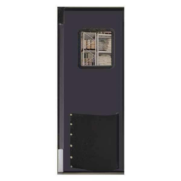 Swinging Door, 8 x 3 ft, Metallic Gray