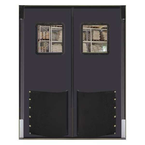 Swinging Door, 8 x 6 ft, Metallic Gray, PR