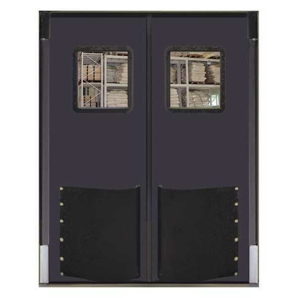 Swinging Door, 8 x 7 ft, Metallic Gray, PR