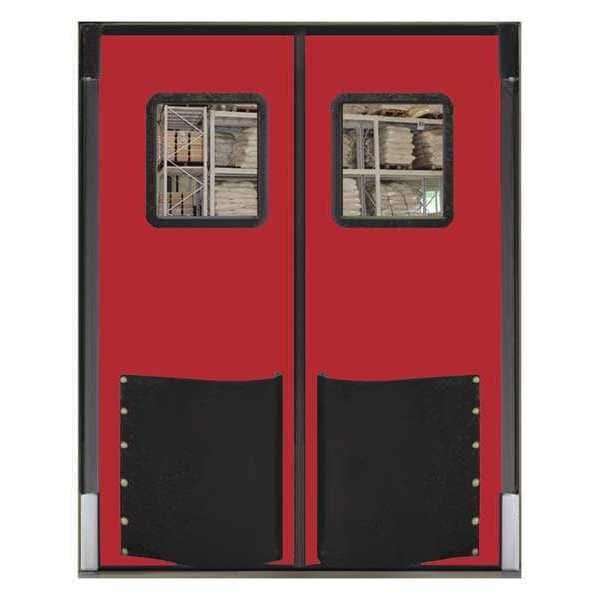 Swinging Dr, 8x6 ft, Red, Polyethylene, PR