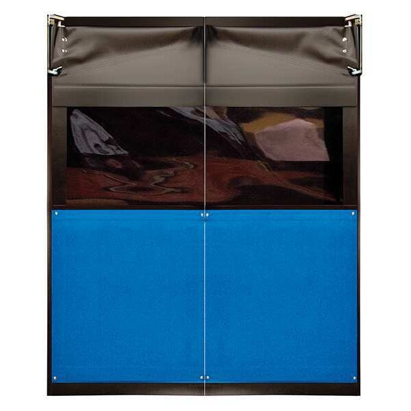 Swinging Door, 8 x 7 ft, Royal Blue, PVC, PR