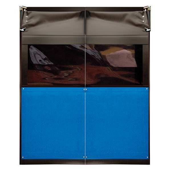 Swinging Door, 7 x 5 ft, Royal Blue, PVC, PR