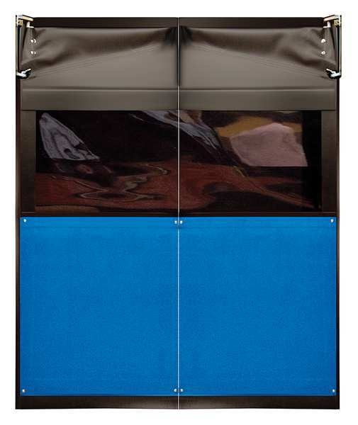 Swinging Door, 8 x 8 ft, Royal Blue, PVC, PR