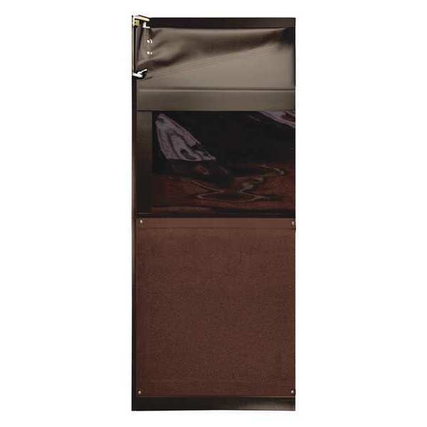 Swinging Door, 7 x 2.5 ft, Chocolate Brown
