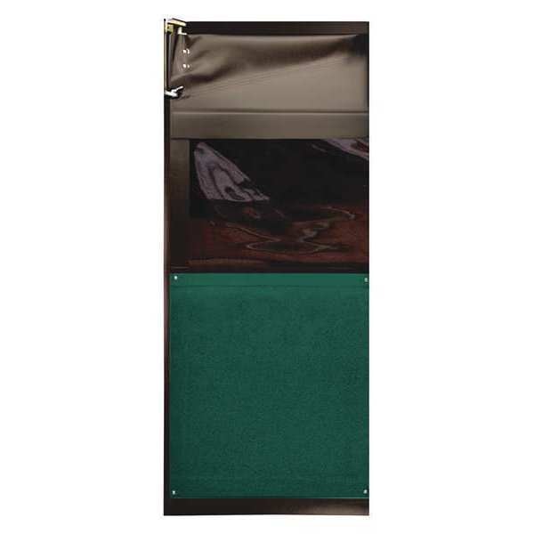 Swinging Door, 8 x 3 ft, Forest Green, PVC