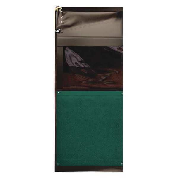 Swinging Door, 7 x 2.5 ft, Forest Green