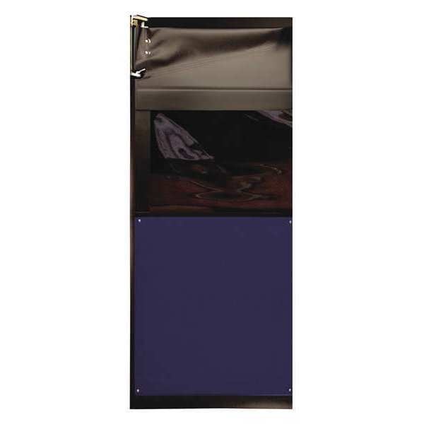 Swinging Door, 8 x 3 ft, Navy Blue, PVC