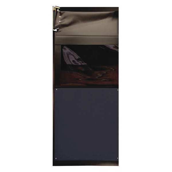 Swinging Door, 7 x 2.5 ft, Metallic Gray