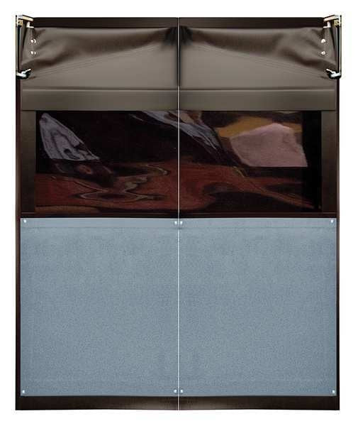 Swinging Door, 8 x 6 ft, Metallic Gray, PR