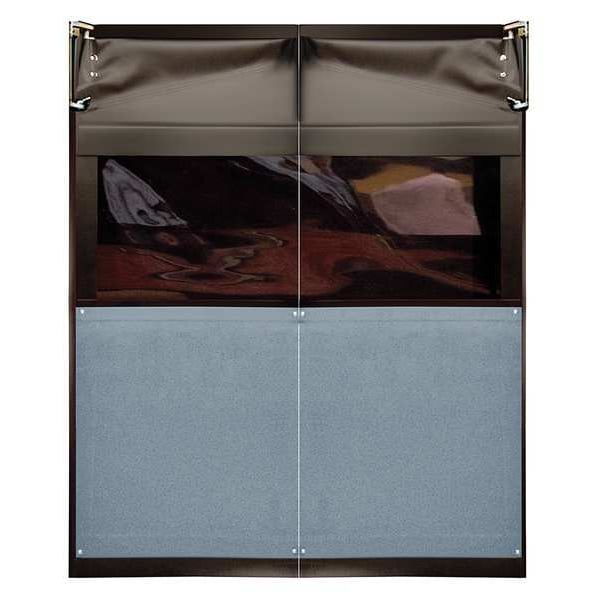 Swinging Door, 7 x 6 ft, Metallic Gray, PR