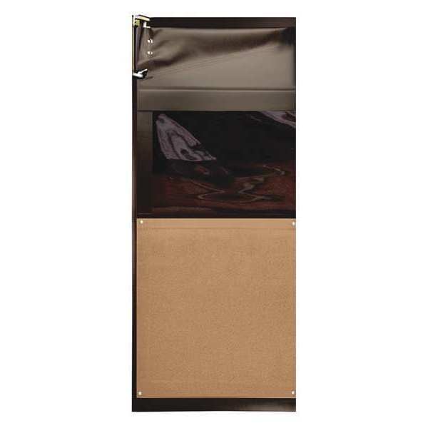 Swinging Door, 7 x 2.5 ft, Medium Brown