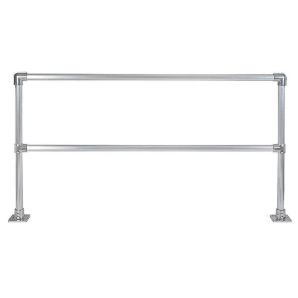 Handrail Section, 8 Ft, Aluminum Mil