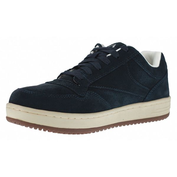 Athletic Work Shoes, Stl, Navy, 13W, PR