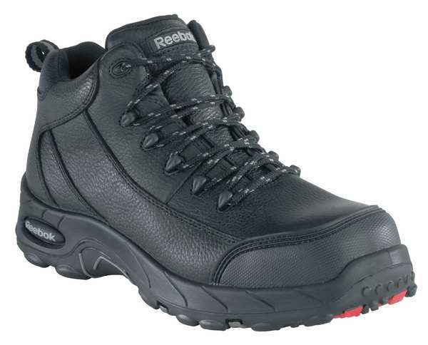 Work Boot, Comp Toe, Black, 9W, PR
