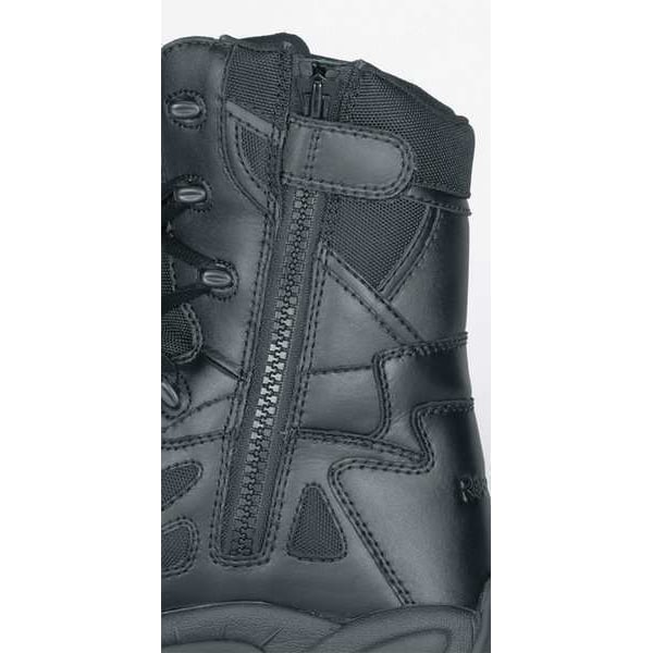 Work Boot, Comp Toe, 8In, Black, 7-1/2W, PR