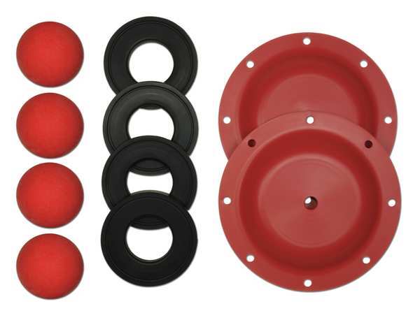 Repair Kit, Santoprene, Fluid, 1/4 In Pump