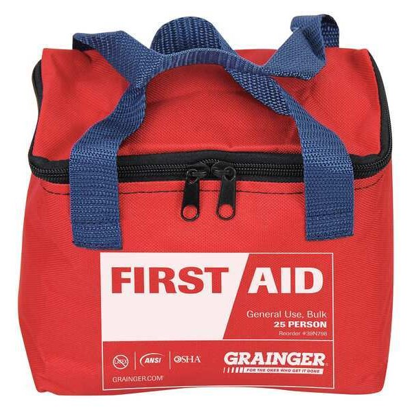 Bulk First Aid kit, Fabric, 25 Person