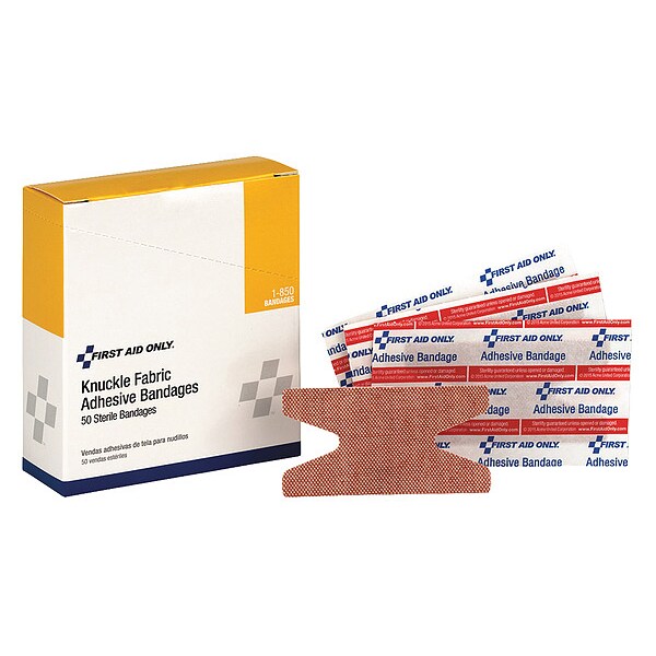 Bandage, Beige, Fabric, Box, PK50, Length: 3 in