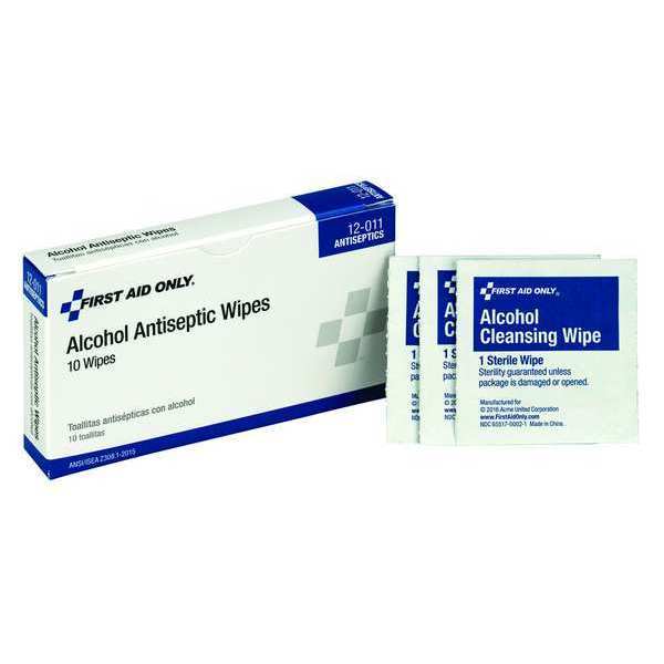 Alcohol Prep Pads, 1-1/4 x 2-1/4 In, PK10