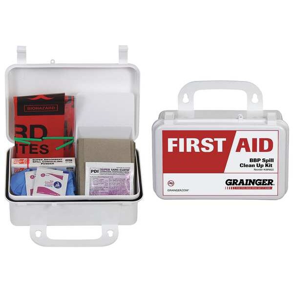 Kit, Bloodborne Pathogen, Small, Width: 2 3/4 in