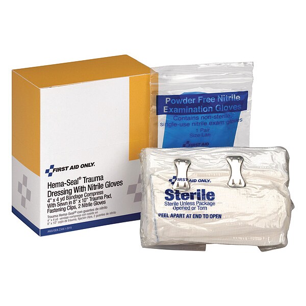 Dressing, Sterile, White, No, Gauze, Unitized