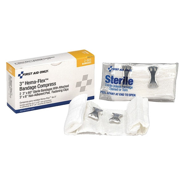 Bandage, Sterile, White, No, Gauze, PK2