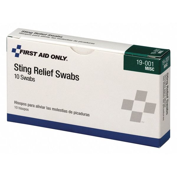 Sting Relief, Packet, 2-1/8 In., PK10
