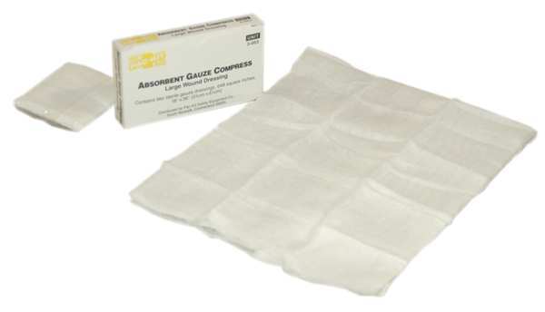 Compress, Sterile, White, No, Gauze, PK2